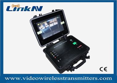 1-Channel tragbarer COFDM Videoempfänger HDMI CVBS AES256 Enryption mit Batterie