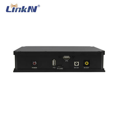 UGV-drahtlose Videoübermittler analoge NTSC Verschlüsselungs-niedriges Verzögerung DC 12V Kameraden COFDM QPSK AES