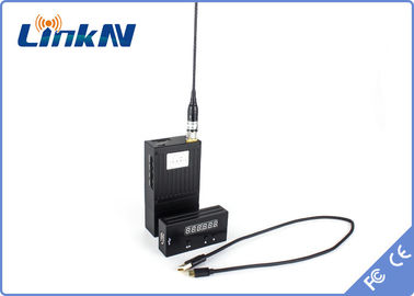 Niedrige Verschlüsselung Polizei-Mini Video Transmitters COFDM der Verzögerungs-H.264 hohen Sicherheits-AES256 batteriebetrieben